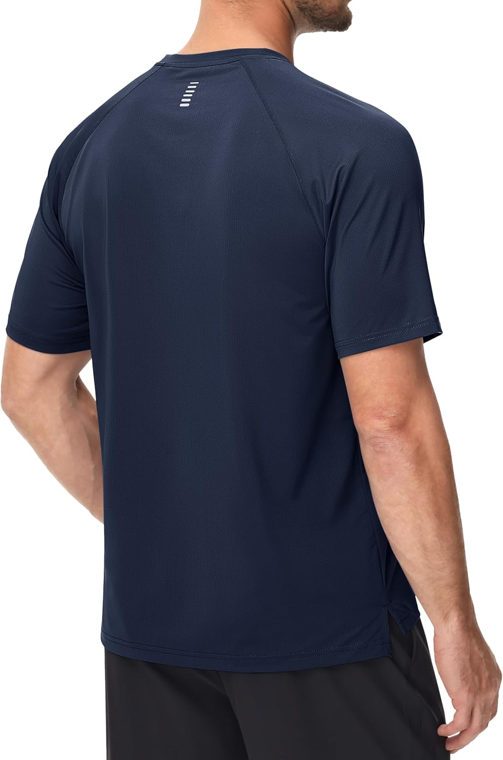 Men's Dry Fit Shirts Mesh Short Sleeve Athletic Lightweight Workout Performance Hiking Shirt